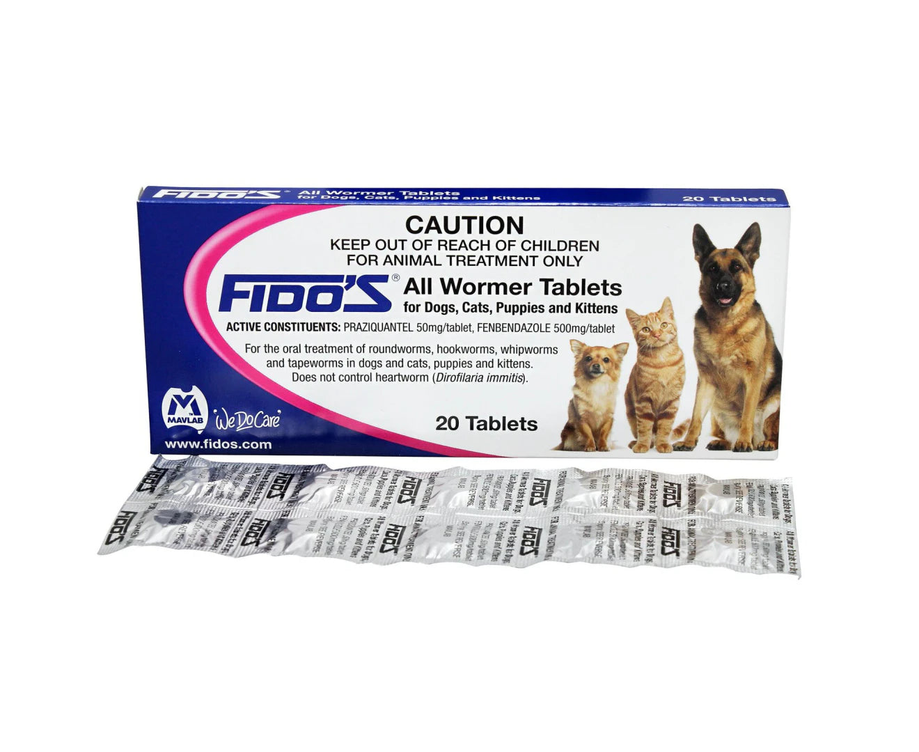 Fidos Allwormer Tablets SINGLE