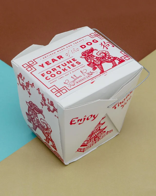 Fortune Cookie Box Dog Treat