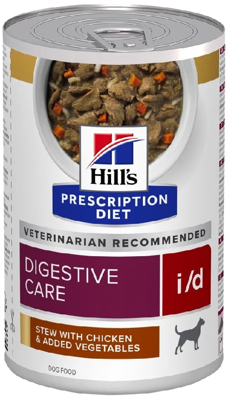 HILL's PD CANINE I/D Conservă pt tulburări digestive, Pui şi Legume 354 g