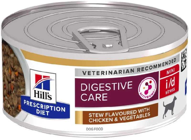 HILL's PD CANINE I/D Stress Mini, tulburări gastrointestinale, tocăniţă 156 g