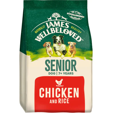 James Wellbeloved - Senior Dog Food - Chicken & Rice - 2kg