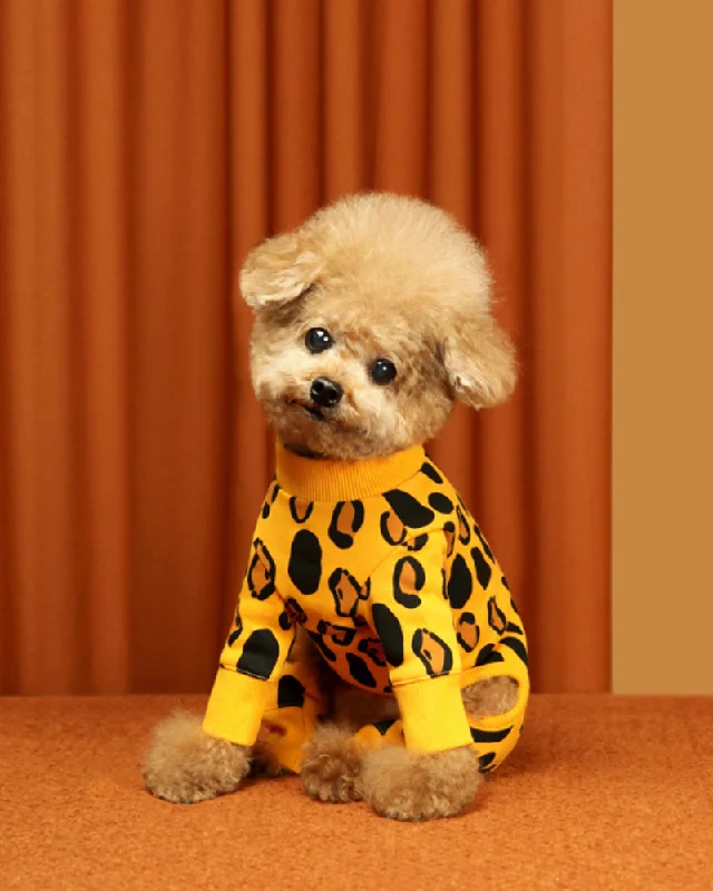 Animal Print Dog Onesie (FINAL SALE)