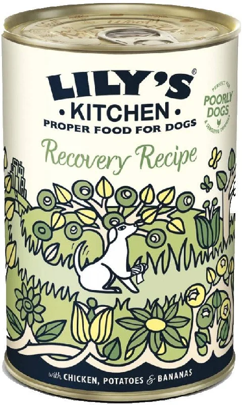 LILY'S KITCHEN Recovery Conservă pentru câini, cu pui şi cartofi 400g