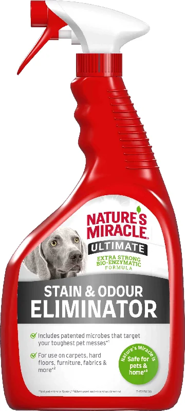 NATURE'S MIRACLE ULT Câini, soluţie pentru pete şi mirosuri neplăcute 946ml