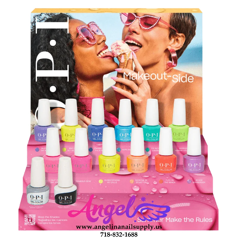 OPI Gel Color - Summer Make the Rules Collection 12 Colors & 1 Base Gel 1 Top Gel| Summer 2023