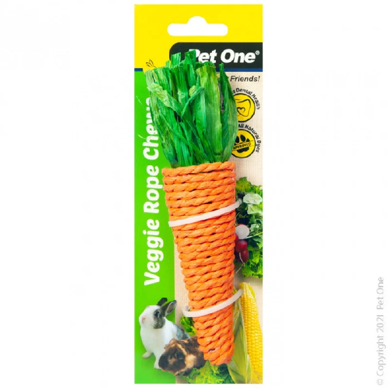 PET ONE ROPE CHEW MEGA CARROT