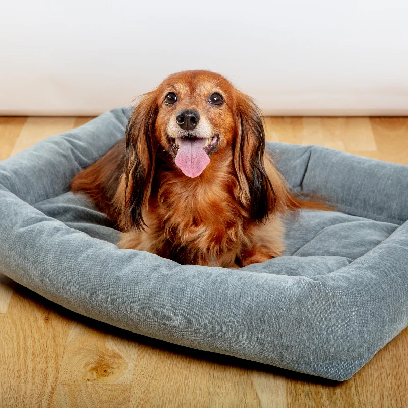 Tango Dog Bed in Mineral Grey (Made in Canada)