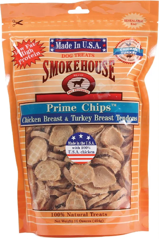 Usa Prime Chips Dog Treats Resealable Bag