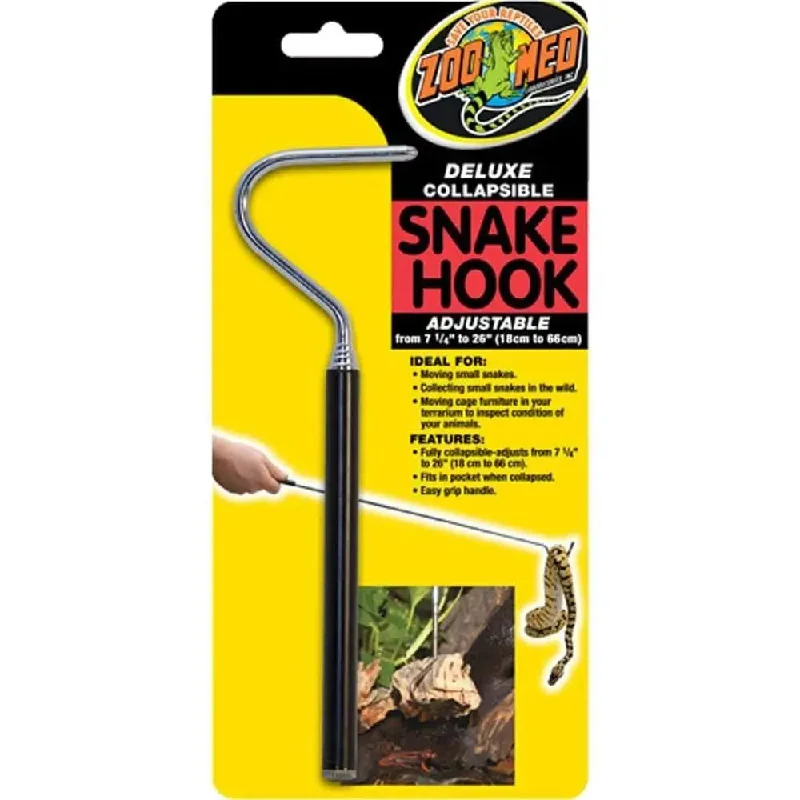 Zoo Med Deluxe Collapsible Snake Hook Black