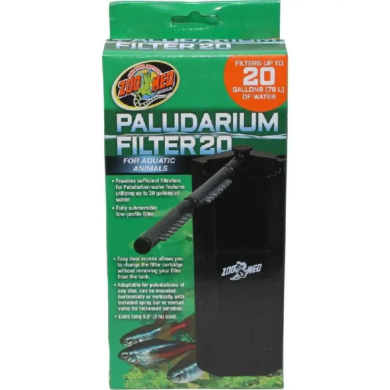 Zoo Med Paludarium 20 Internal Filter Black