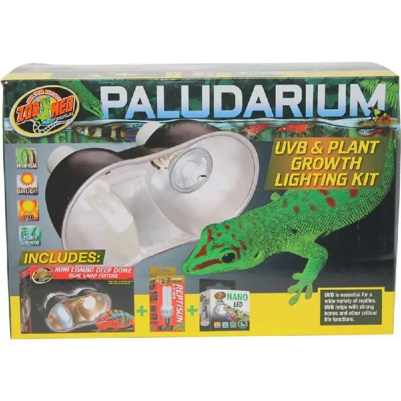 Zoo Med Paludarium UVB & Plant Growth Lighting Kit