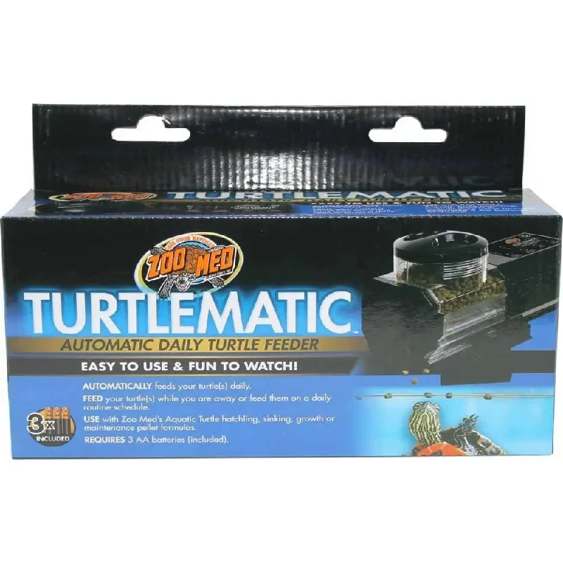 Zoo Med Turtlematic Automatic Daily Turtle Feeder Black